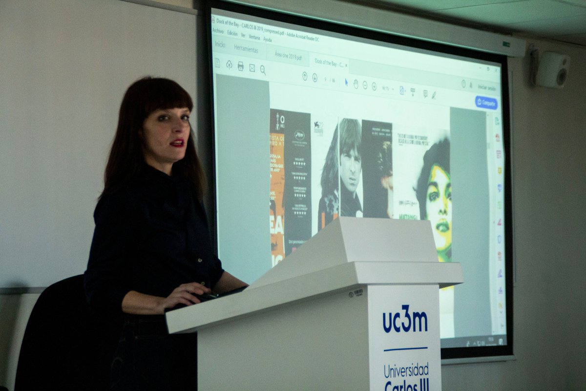 MGC_UC3M's tweet photo. “Cualquier programador que programa para sí mismo está errado. Es interesante innovar pero también nos debemos al público, que es el que llena las salas de cine” (Eva Rivera, dir de @Dock_ofthe_Bay en el #MGC16ed). https://t.co/hQBtP4p5hf