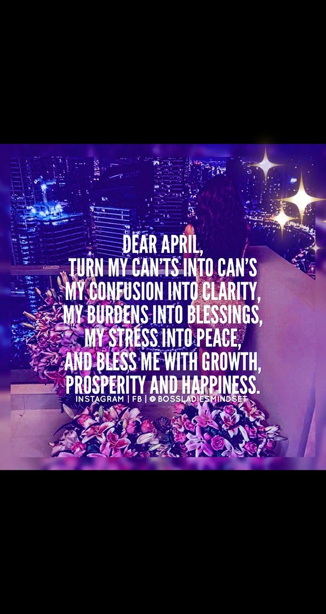 carmart03's tweet photo. April is here, my FAVORITE month of the year!! 🎂🎈 lol A new month, new start, new beginnings, new mindset, new focus, new intentions, and new results. God, I'm claiming it! 🙌🙏☝

#newmonth #April #resurrection #birthdaymonth #claimit #focus #bloom #change #mindset #maxout https://t.co/YA99tNTfUv