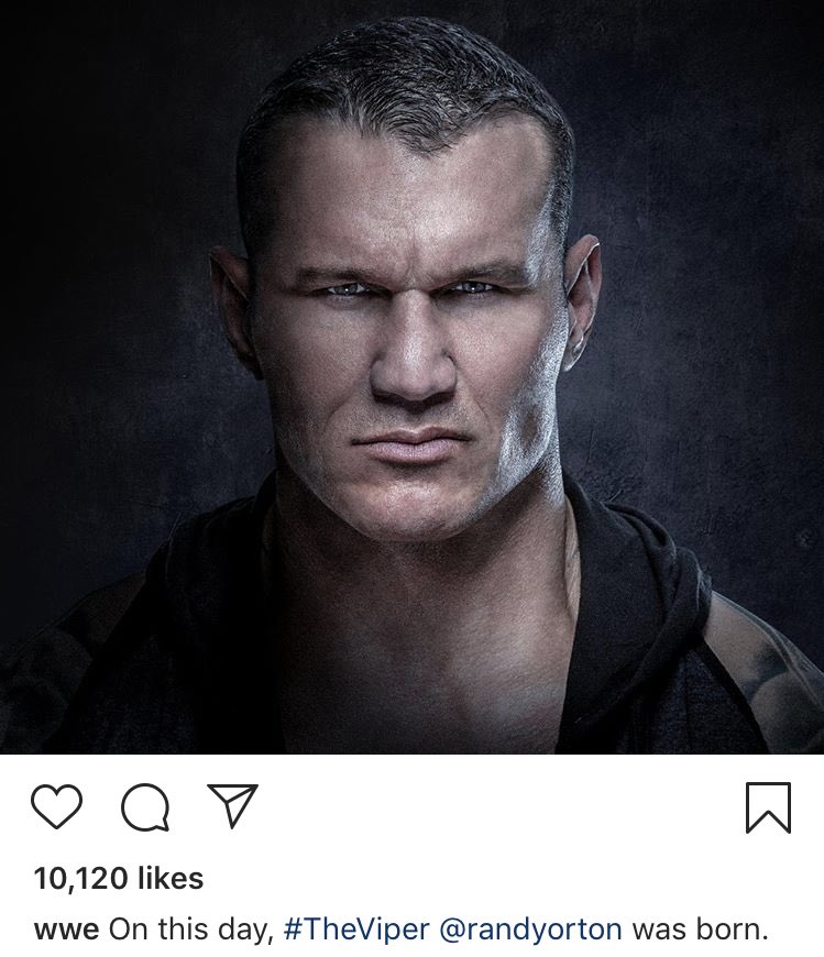 Happy birthday Randy Orton. One day old today. 