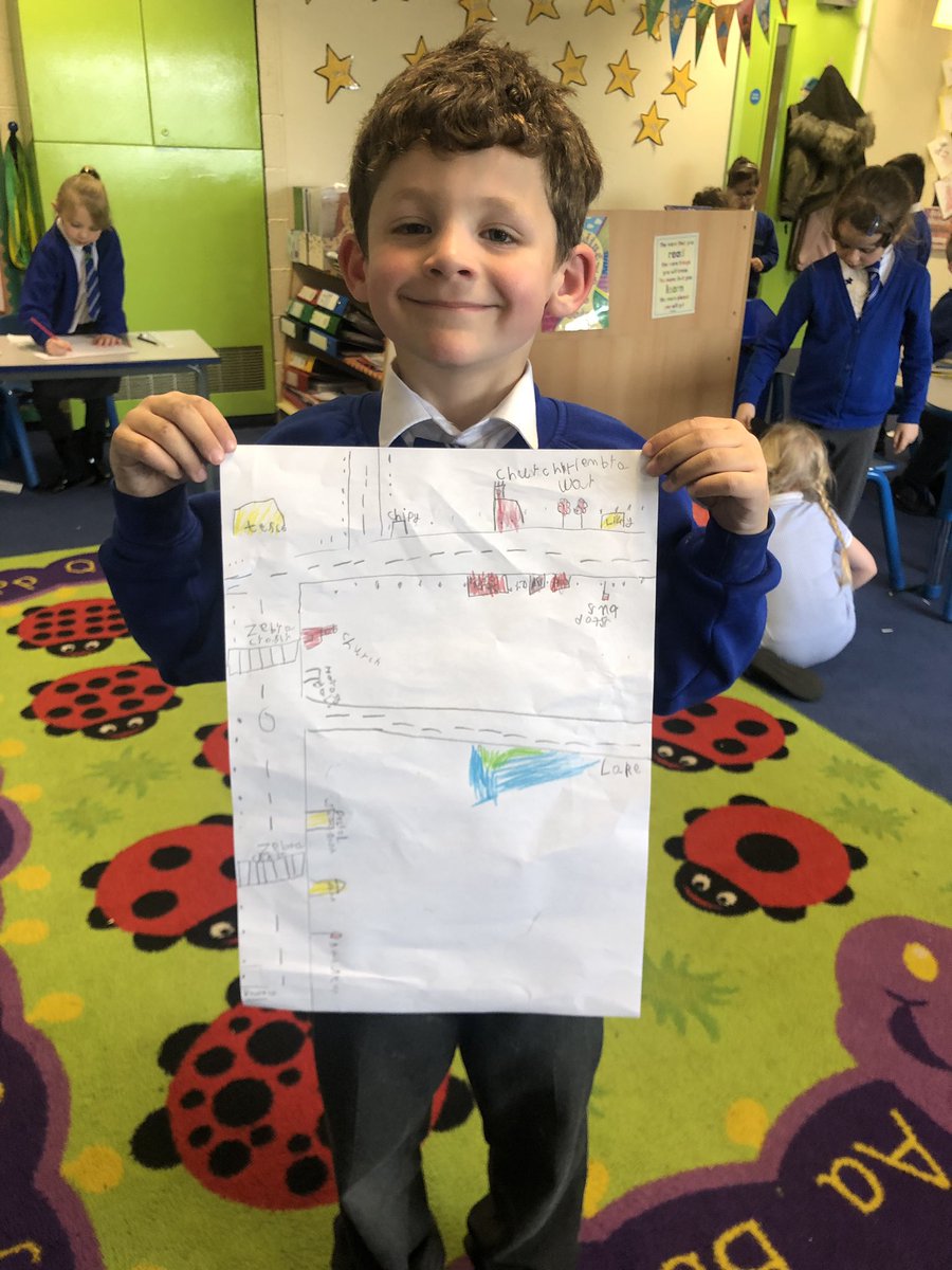 MissFryett's tweet photo. Year one worked extremely hard this afternoon exploring Little Lever on Google Earth and then drawing their own maps of Church Street leading into Market Street!
We then searched for our houses and discussed how near/far we live from school. 🌍🛣 @Bowness_Primary https://t.co/4gj91bzoyO