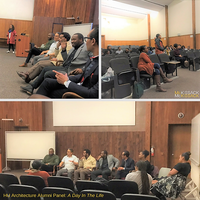 Today we’re proud to share that our Architectural Project Designer, Ursula Johnson, represented <a href="/McKandMcK/">McKissack McKissack</a> as a panelist for <a href="/HowardU/">Howard University</a>'s Architecture Alumni event last week. The event provided current Howard Architecture students with insight into life after graduation.