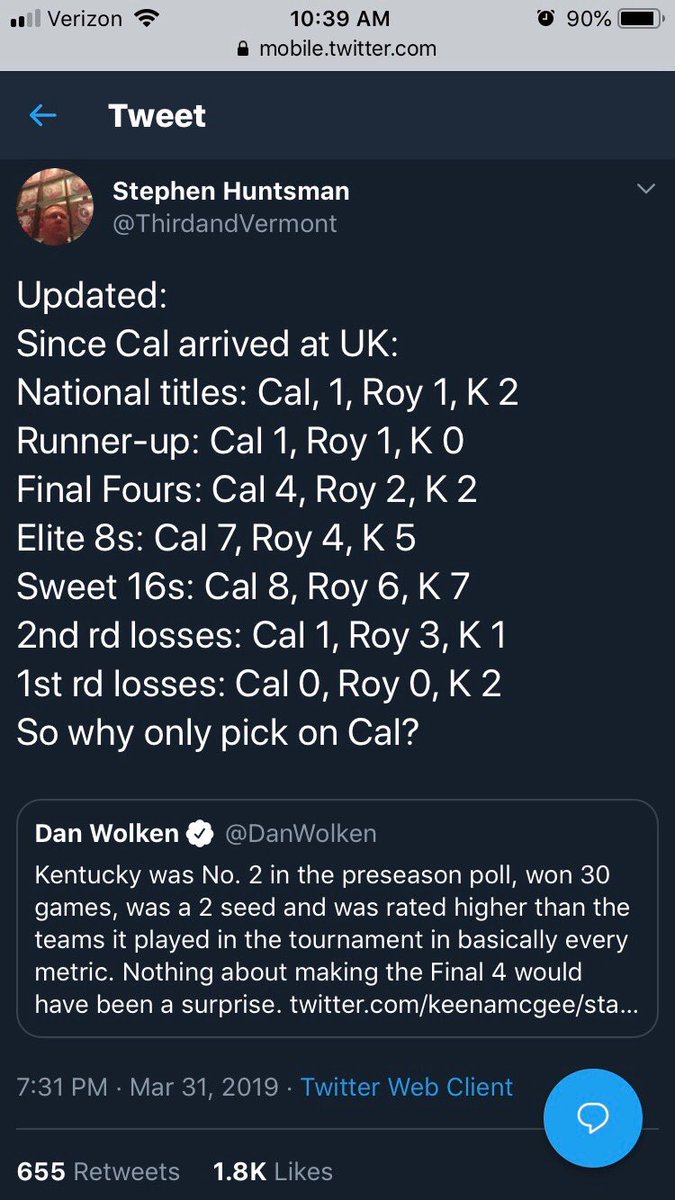 Media Tweets By Jimmy Mahan Kentuckyfaninnc Twitter