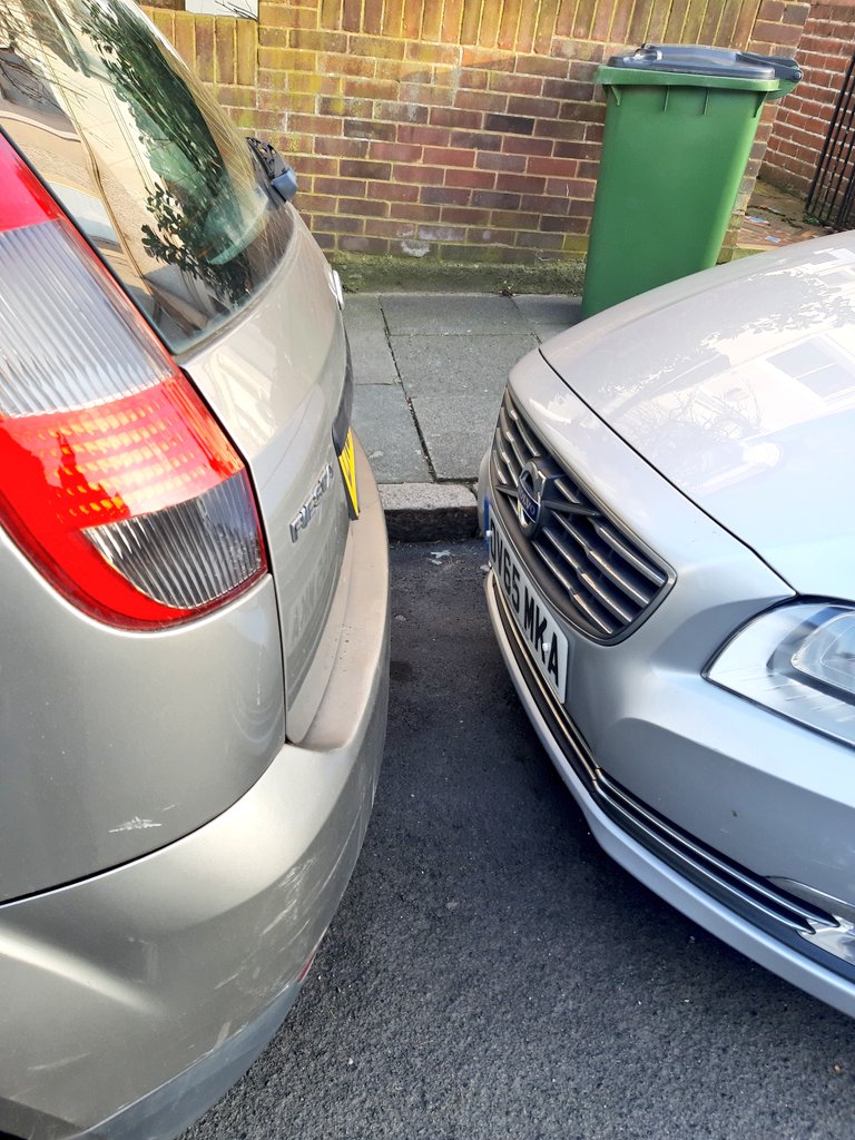 Flaminhaystack's tweet photo. I would just like to tell you all that I all the best parallel parker in the universe and beyond.
I can literally fit my car into any space, not much bigger than the car itself.
#UsefulSkill https://t.co/jZWf2aKKMS