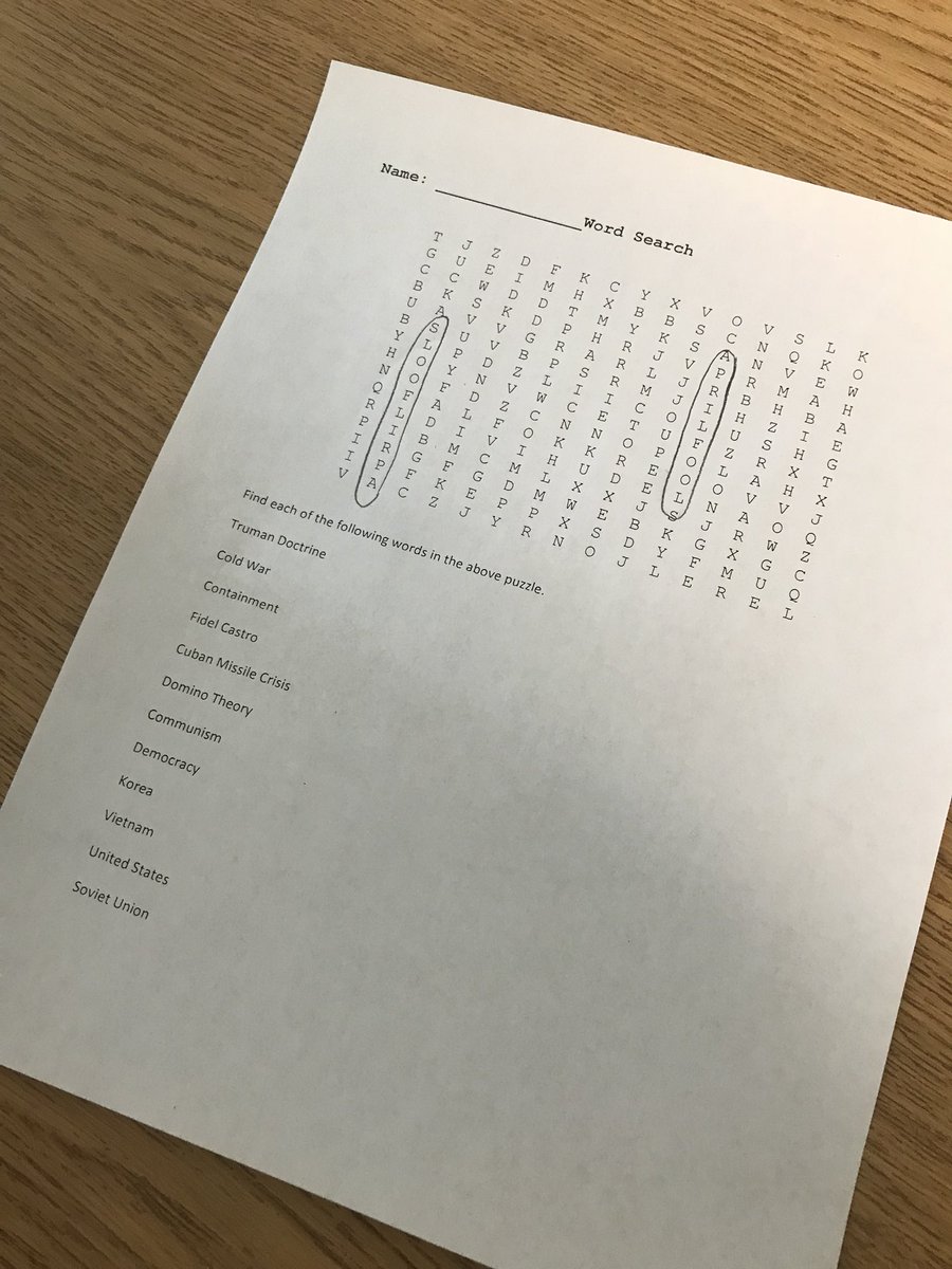 It only took the students in Ms. Gunn’s class a minute to find the joke <a href="/TMSCenturions/">Tanglewood Middle</a>