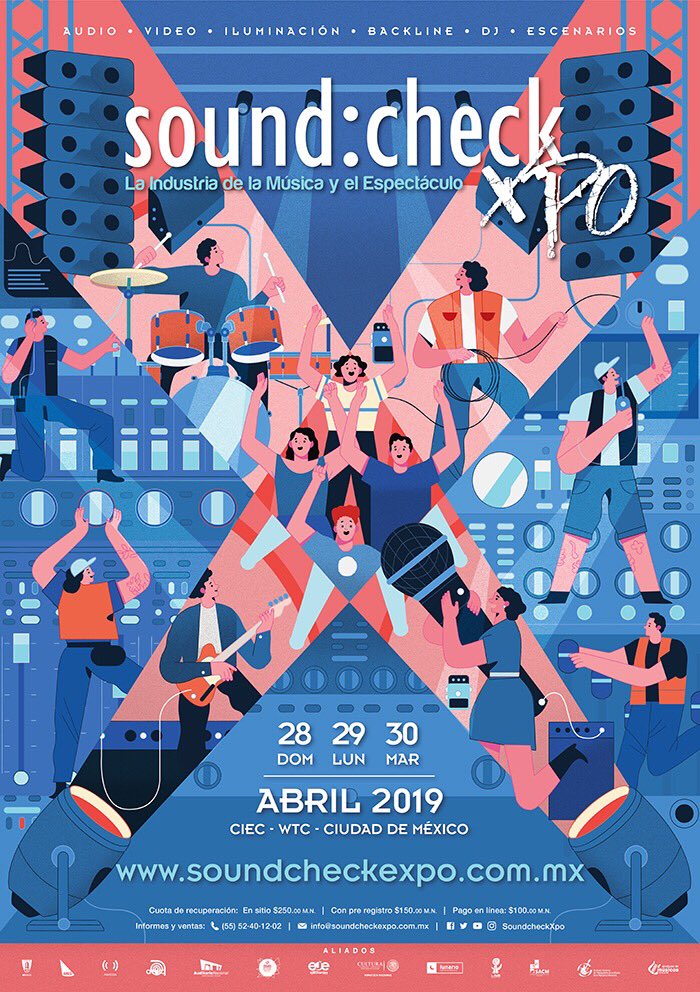 StudioCyG's tweet photo. No te la pierdas ya es este mes @soundcheckXpo https://t.co/OkxWlz2uec