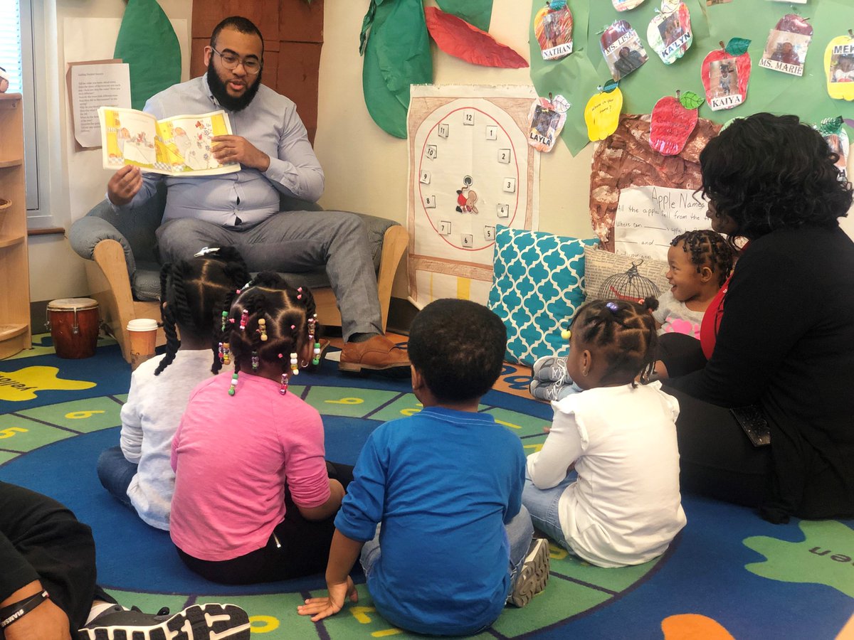 DCEducare's tweet photo. Thank you to all of our guests from @OSSEDC who took time out of their day this morning to participate in #ReadAcrossDC19. They each had a great time reading to our children and our children were excited as well! #ThriveByFiveDC https://t.co/t0HBwweFXD