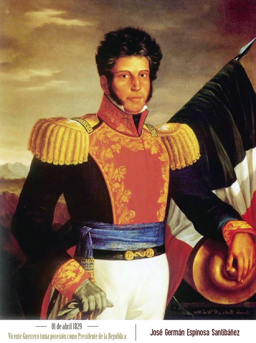 German_Espinosa's tweet photo. En 1829 Vicente Guerrero tomó posesión de la Presidencia de la República; impulsó educación para todos creando escuelas públicas, promovió la igualdad entre los ciudadanos, buscó desarrollar la incipiente industria nacional y abolió la esclavitud ese mismo año. https://t.co/Xdr21PaV1T