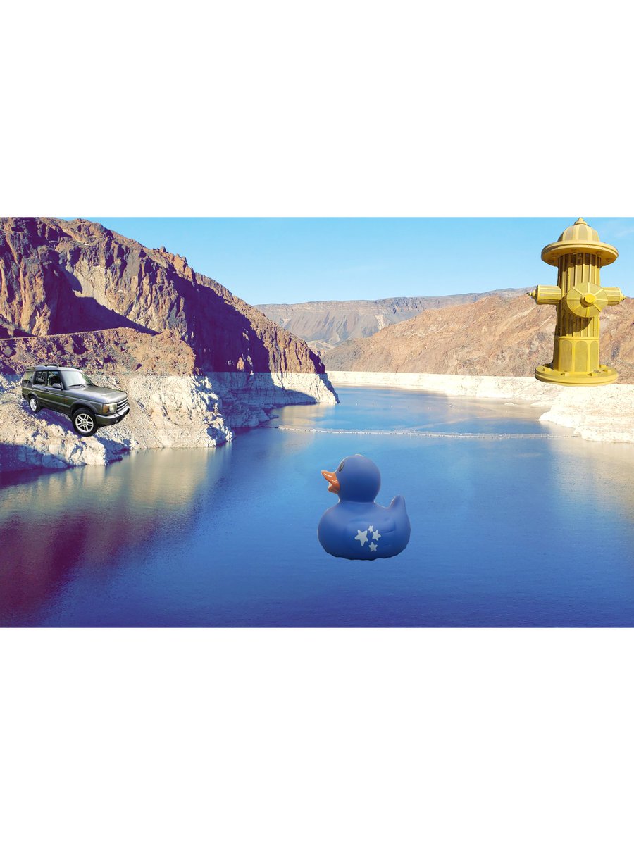 Cameron88970065's tweet photo. Mod. 15 Surreal Soup With Lake, Car, Duck, Hydrant. #photo100 #PSBehrend https://t.co/HC5eTFtVA6