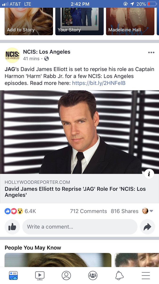 ⁦<a href="/DJamesElliott/">David James Elliott</a>⁩ is back as Harm. ⁦⁦<a href="/NCISLA/">NCIS: LA</a>⁩  ⁦<a href="/CBS/">CBS</a>⁩  #JAG