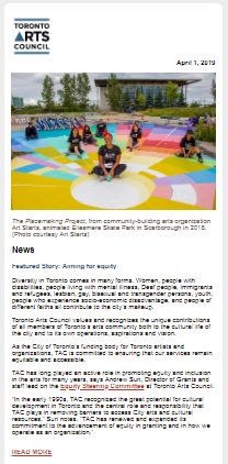Toronto Arts Council & Toronto Arts Foundation tweet media