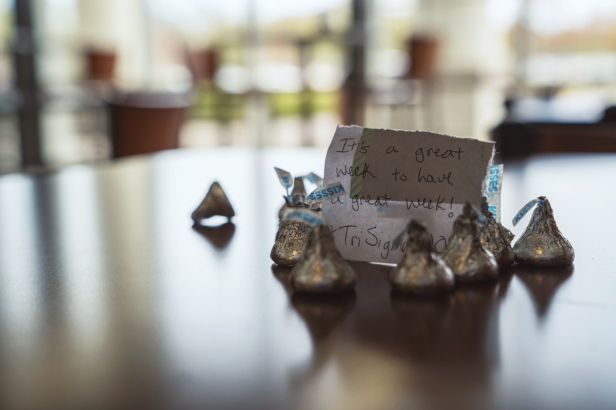 UCABusiness's tweet photo. Wow! @ucatrisigma knows the way to our hearts over here at the COB! Thanks for the love, ΣΣΣ! #TriSigmaWOK https://t.co/mkfRcFDC22