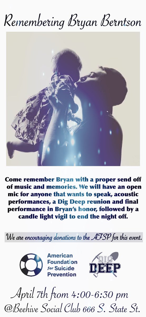 DigDeepHC's tweet photo. We will be having a reunion and official final show in honor of our former guitarist Bryan. If you want to come but didn’t know him, please feel free but be respectful of the event preceding our set. No other bands will be playing. Thank you. https://t.co/YDPUVKdhMA