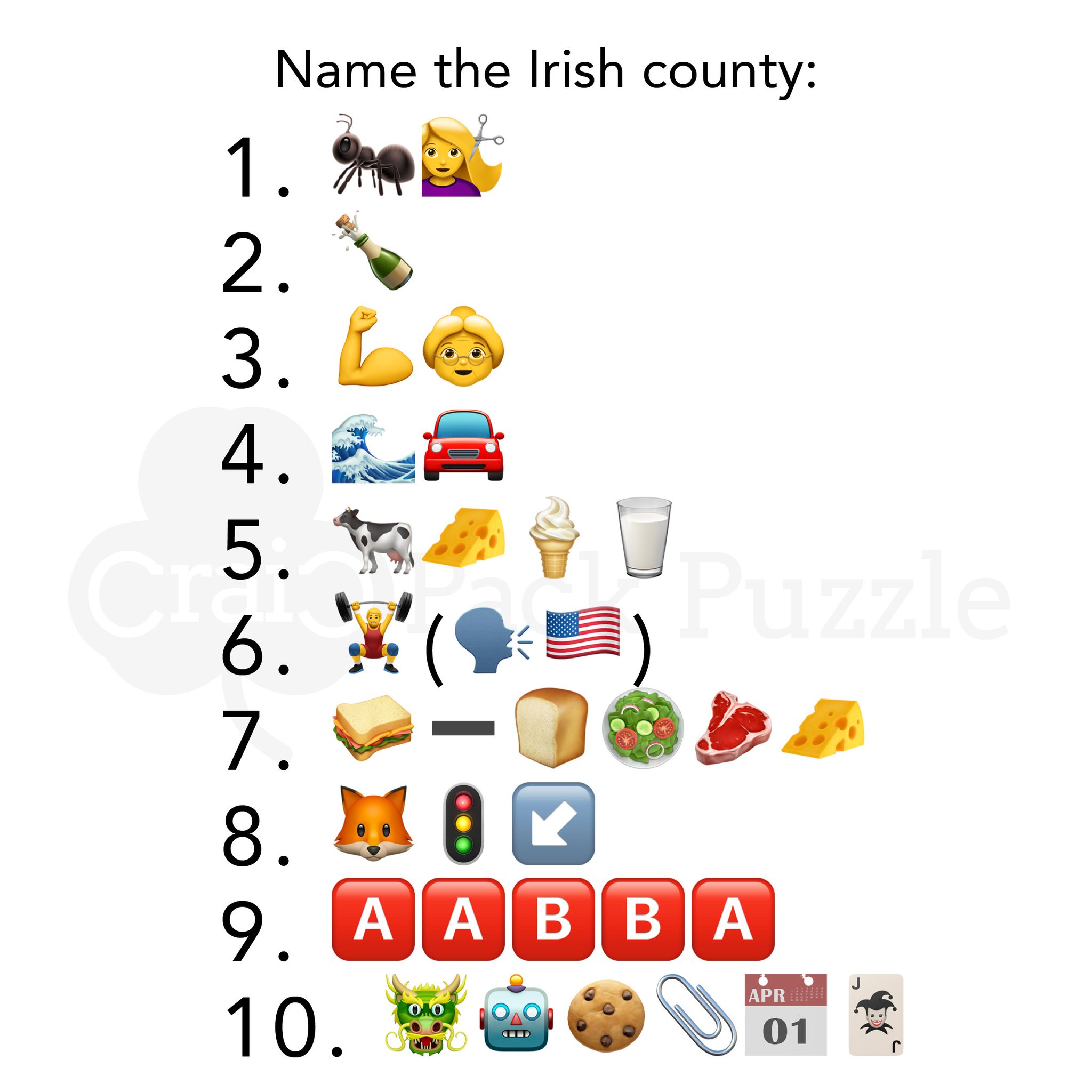 Emoji Puzzle Country Name With Answer