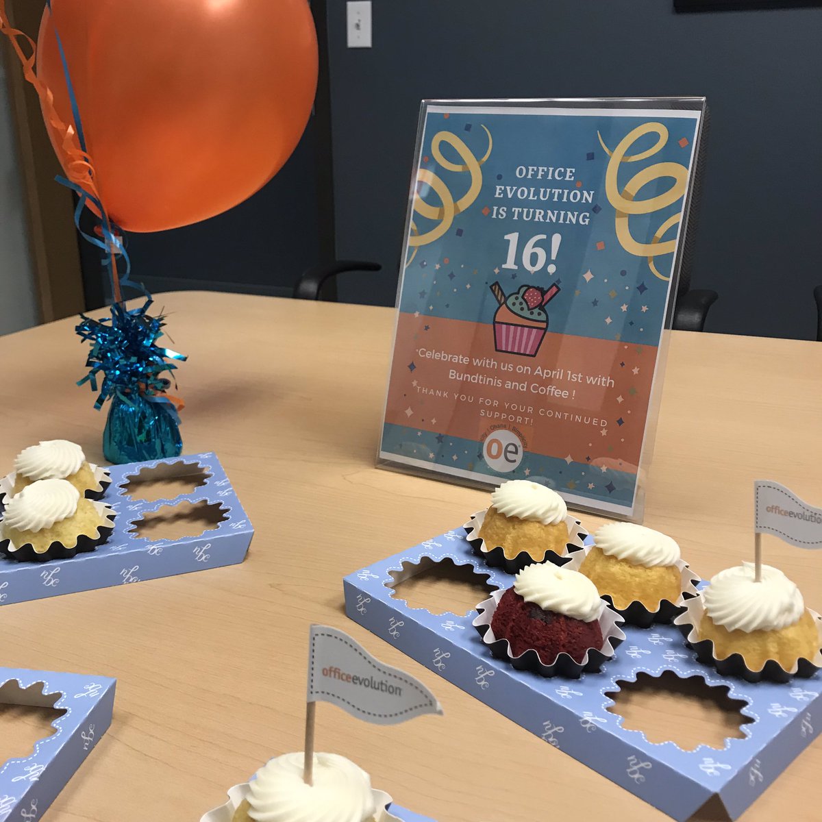 SpiralAnalytics's tweet photo. Congrats to Office Evolution @OE_WorkSpaces on celebrating 16-years!! https://t.co/XdHmlZlYuo