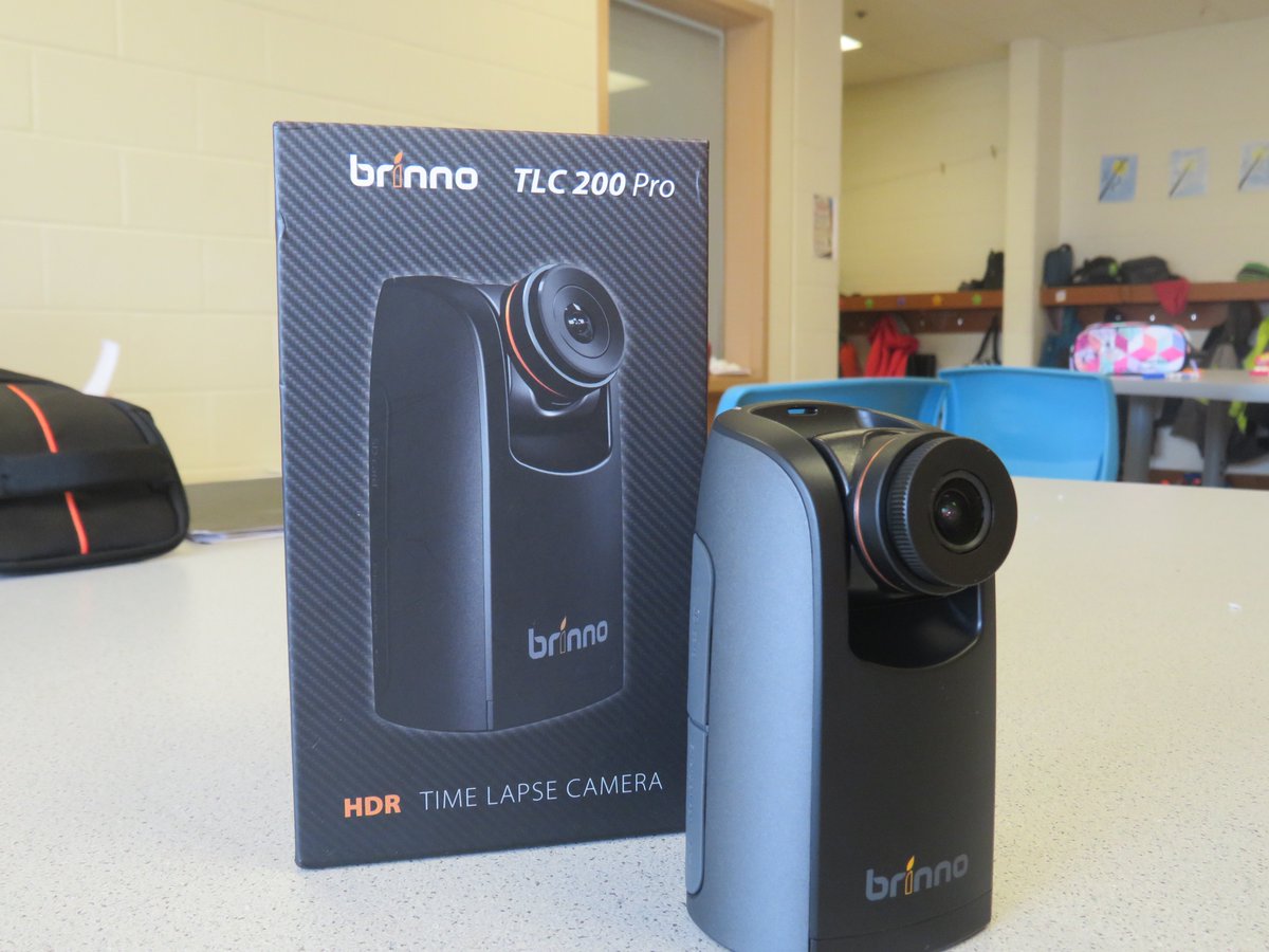 5mlClasse's tweet photo. La nouvelle caméra 'TLC200 pro' fabriquée par la compagnie Brinno! 📸 #brinno #TimeLapse https://t.co/LgAa8wXpBT