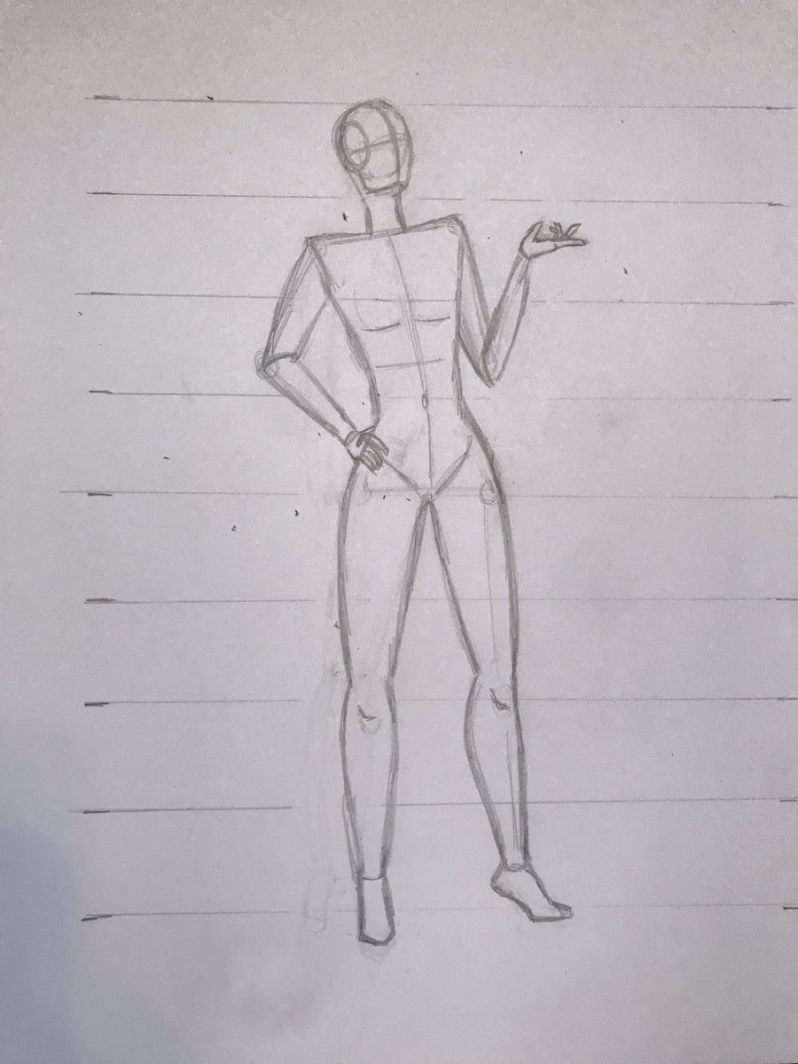 KatAtTownley's tweet photo. Trying to practice my full body proportions for late #PubDraw homework and I keep getting distracted for some reason...  #Puppy https://t.co/ay36fbKt1i