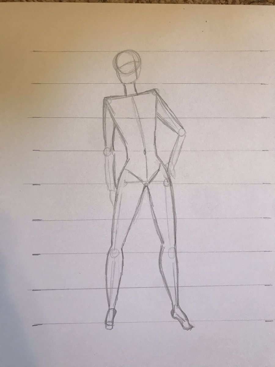 KatAtTownley's tweet photo. Trying to practice my full body proportions for late #PubDraw homework and I keep getting distracted for some reason...  #Puppy https://t.co/ay36fbKt1i