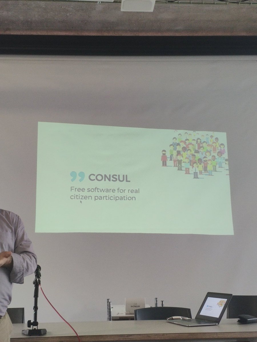 El desarrollo de Consul, un software que no solo ha permitido la creación de <a href="/DecideMadrid/">Decide Madrid</a> sino a que su fundamento basado en el software libre ha permitido potenciar la participación ciudadana a nivel global <a href="/ixdamadrid/">IxDAMadrid</a> #decidemadrid