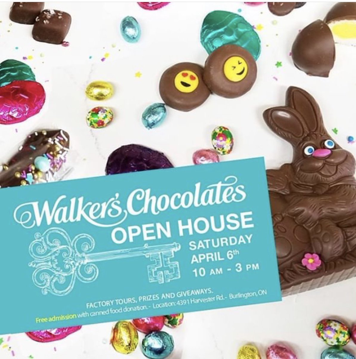 It's not everyday you can tour a chocolate factory! Don't miss out on this opportunity Sat April 6 with a visit at @Walkerschocolat #BurlON