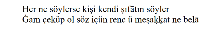 Sana kötü söyleyenin dediğine üzülme. Zira her kaptan içindeki sızar. Kötü söz sahibine aittir.
