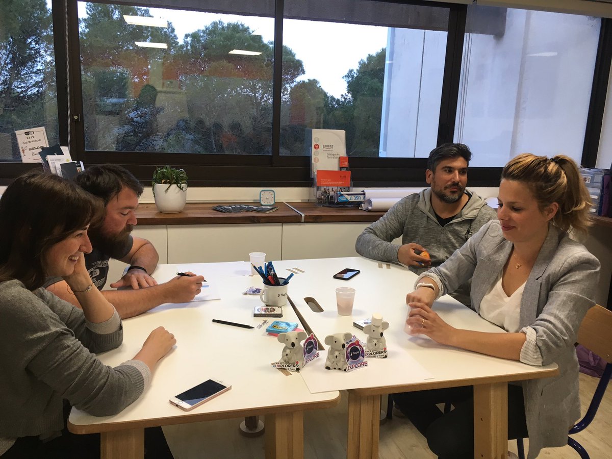 valeriane_d's tweet photo. En plein #brainstorming #flupachallenge #SophiaAntipolis merci @gooodpro pour la salle elle est top @flupa https://t.co/5goccMmjt9