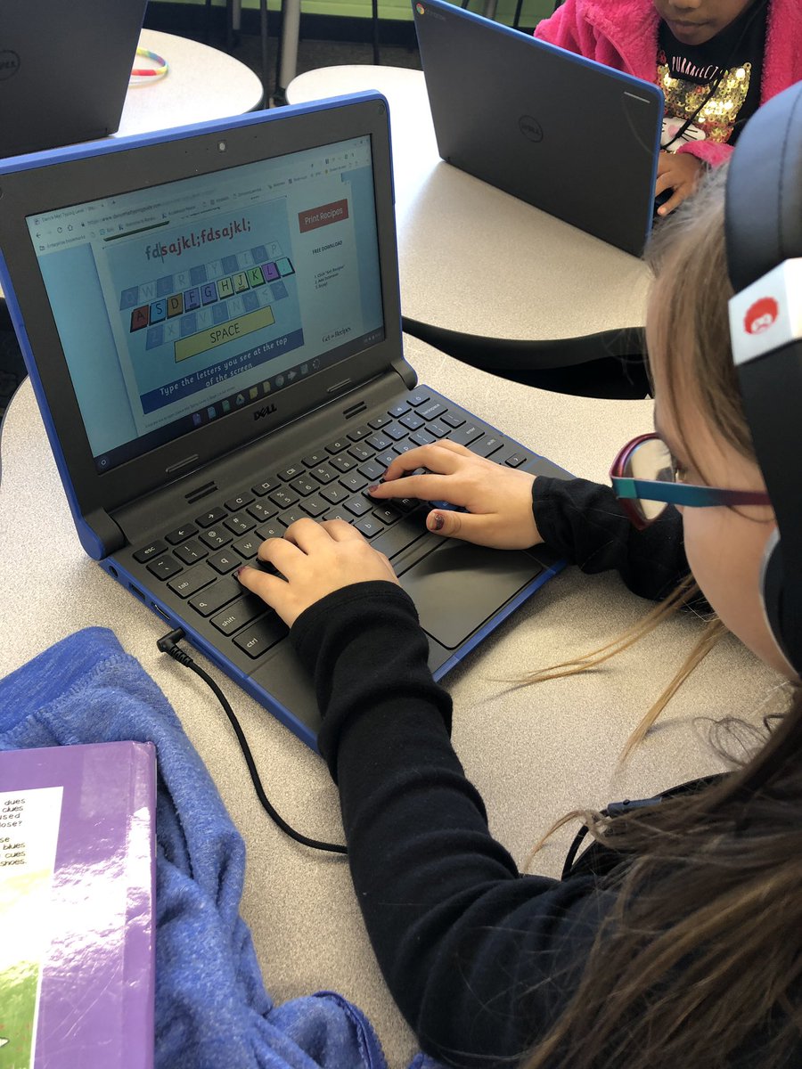 bhowellrbe's tweet photo. RBE Ss learning about home row keys today. They’ll be tying pros in no time! #rbeslearn https://t.co/pzbKilsJBy