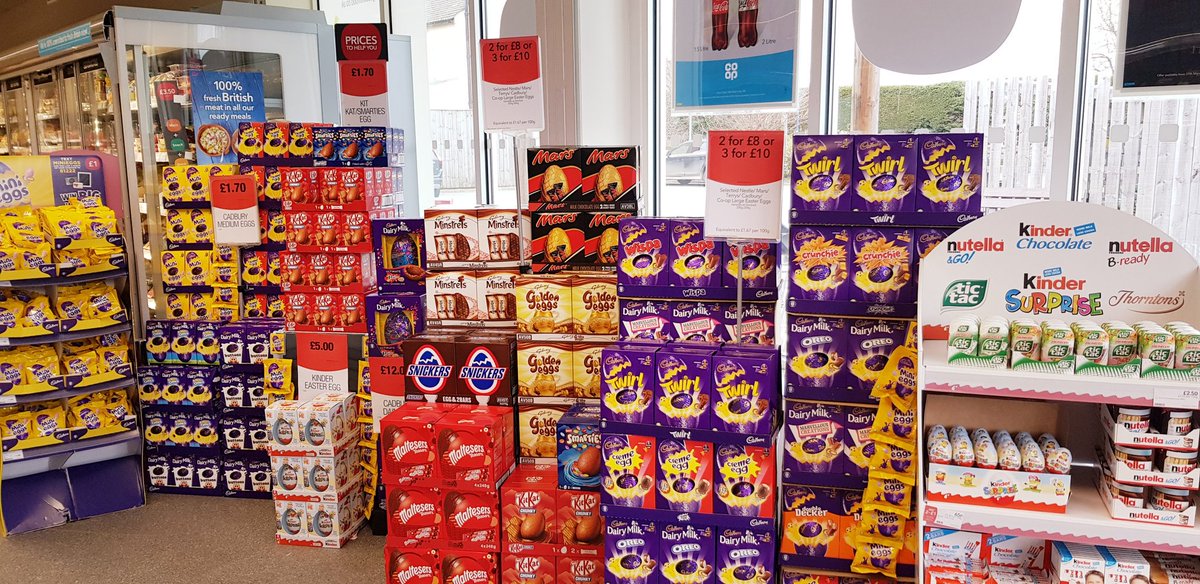 adamgreg's tweet photo. Mother's Day down, Easter up next! At Masham Co-OP @coopuk @mashamcoop @AsbrownyAndrew @VickiMains @coopukcolleague https://t.co/JeN7CXUZDQ