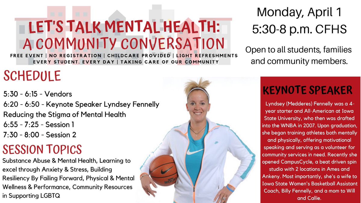 carriedieken's tweet photo. Great opportunity for important conversation tonight at Cedar Falls High School! https://t.co/CLbaSnaUMl