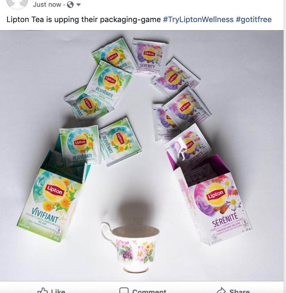 Lipton Rejuvenate Tea in the morning, Lipton Serenity Tea at night <a href="/chickadvisor/">ChickAdvisor</a> #TryLiptonWellness #gotitfree