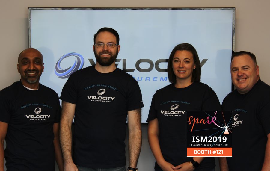 VelocityProcure's tweet photo. Stop by booth 121 and meet the Velocity Team #ism2019 #partnersinprocurement #giveaway https://t.co/kFvVAilQj7