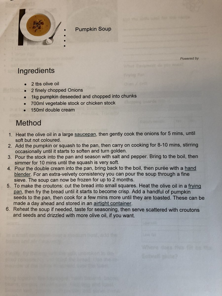 SpringwellHori1's tweet image. Home cooking skills... try our recipes... Horizon love to cook.. #btec home cooking