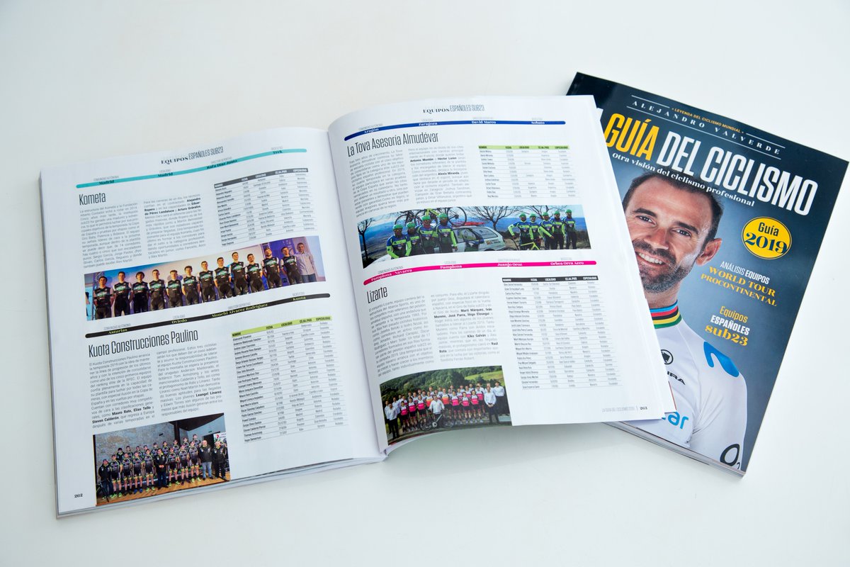 Si aun no tienes tu Guia del Ciclismo 2019 puedes hacerte con ella en quioscos de las principales ciudades de España o sino, mas fácil, a través de nuestra tienda online ▶️ store.axelspringer.es/estilo-de-vida…