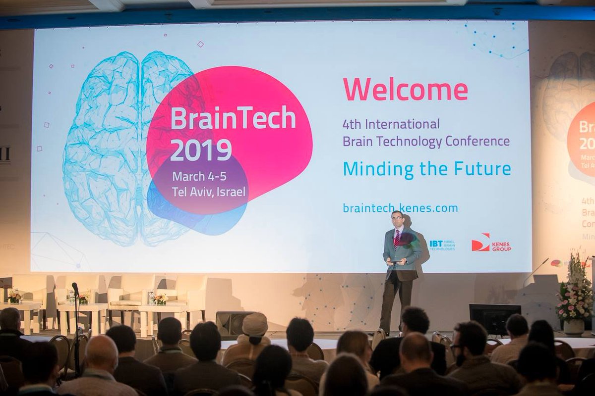 HappinssVR's tweet photo. Miri Polachek CEO at Joy Ventures moderates "THE FUTURE OF EMOTIONAL WELLBEING PRODUCTS" panel at #BrainTech19, where Benjamin Huerta, of @Amdocs Guadalajara explains how he uses @HappinssVR to provide wellness to his 500+ employees. #mentalhealth #thefutureofwork #mindfulness https://t.co/Xq8MjlC998