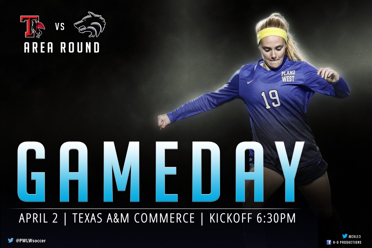 ckle3's tweet photo. GameDay. Round 2 Playoff Lady Wolves Soccer Vs Tyler Lee @ Texas A&amp;M Commerce  4/2/19 Kickoff 6:30pm. @PWLWsoccer @PWSHWolves @PWSH_The_Hype @TaylorRaglin @MWelchSLM @HSwfaa @RELSOCCER https://t.co/vNBNn5eSDg