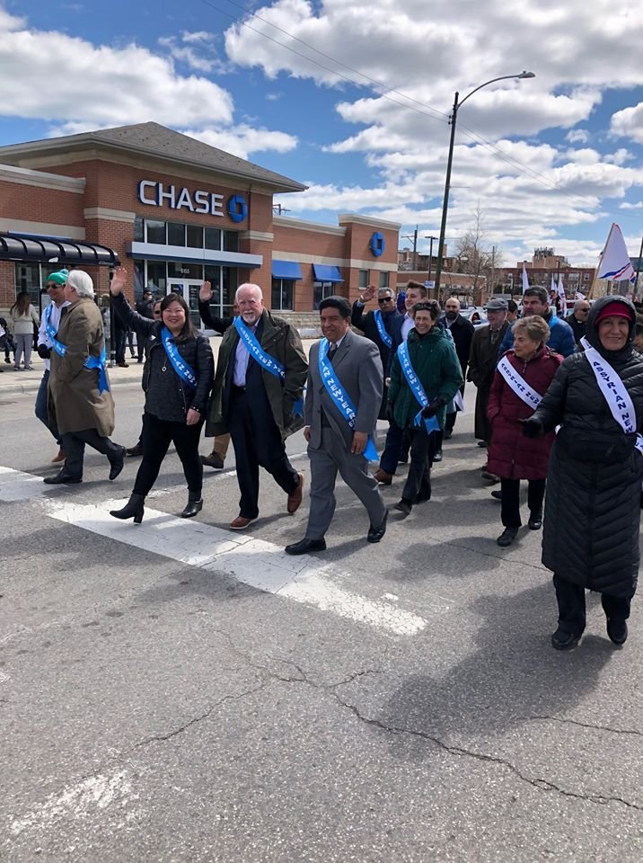 Happy Assyrian New Year to all of our Assyrian friends in the 40th Ward! The Assyrian community is a vital part of our ward's cultural diversity and I was honored to walk alongside them in yesterday’s parade.