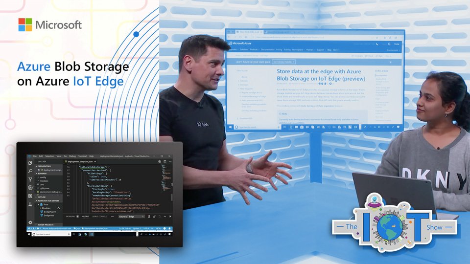obloch's tweet image. Learn all about using @Azure #BlobStorage on an #Azure #IoTEdge device with @arnuwish on the #IoTShow aka.ms/iotshow/133 @MicrosoftIoT @ch9 @msdev #IoT