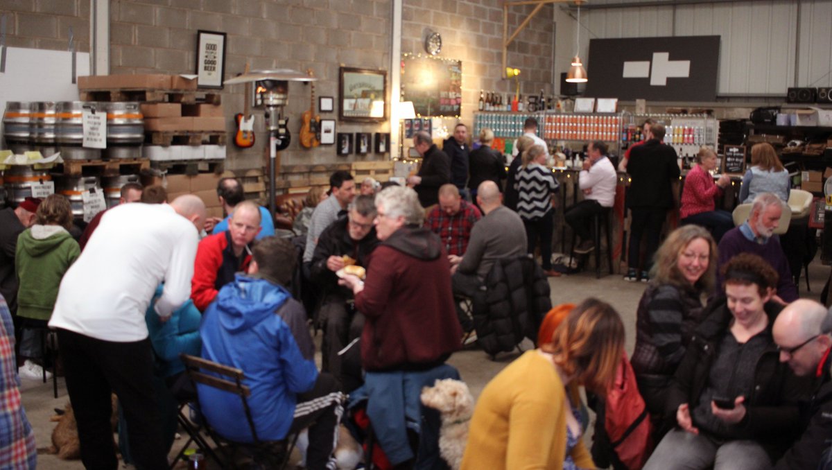 CrossBorderBrew's tweet photo. Our March Sunday open day was a massive success so we're pleased to say we'll be looking to do these more often. We'll also be looking to expand what our offering is including more producers so keep an eye out for an announcement this week for our next week. Braw. https://t.co/jP1fiho4cW