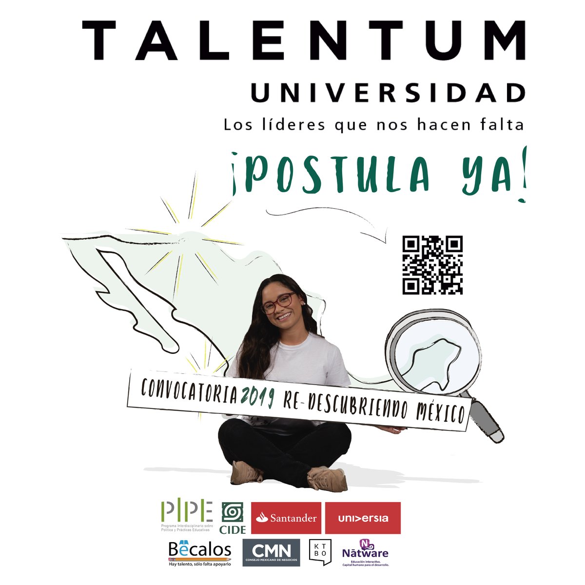 ¿Estás listo para iniciar tu aplicación para la 5a edición de Talentum-Universidad #loslíderesquenoshacenfalta "Re-descubriendo México"? ¿Qué esperas? ¡Regístrate ya! Ingresa a talentum.cide.edu/convocatoria-2… …  para conocer las bases de la convocatoria de este año🙌🙌🙌🙌