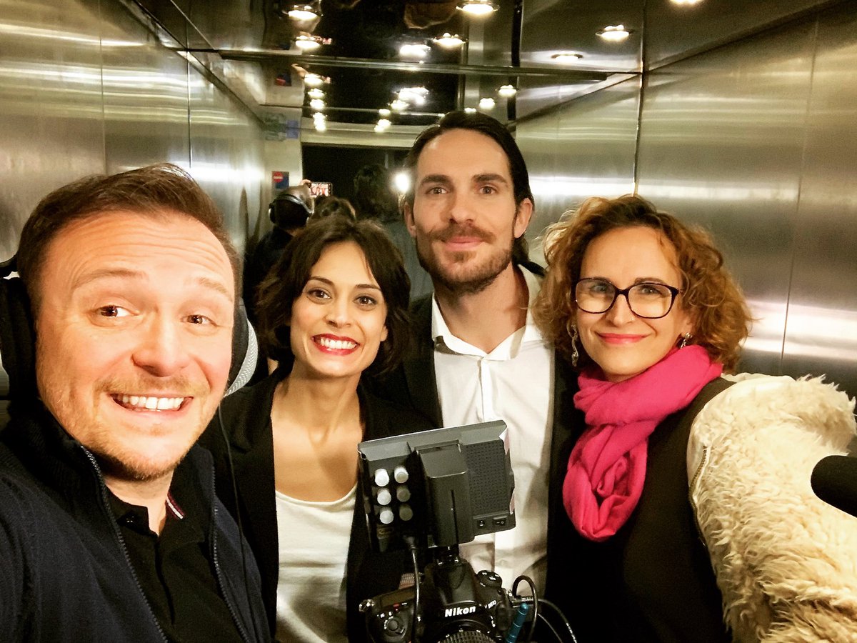 Neojosevi's tweet photo. Así da gusto trabajar. Gente bonita a rabiar y grandes profesionales! Gracias por vuestra generosidad @helena_font #SergioEscribano personasbonitas #rodaje #shooting #rollingcamera #acosolaboral #nuevosproyectos https://t.co/Cumg4cNE9y