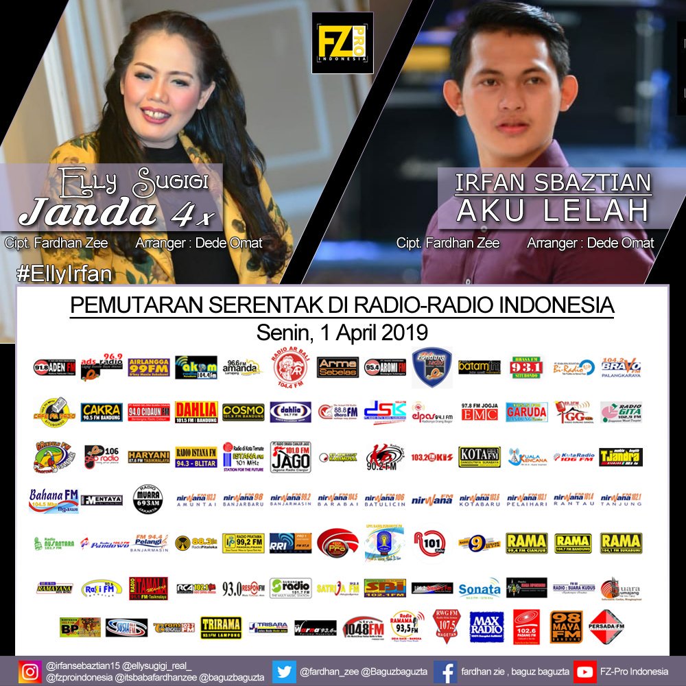 New Release #PemutaranSerentak ELLY SUGIGI - JANDA 4X Medley IRFAN SEBAZTIAN - AKU LELAH cc <a href="/fardhan_zee/">fardhan zee</a> <a href="/Baguzta0920/">S.Bagus</a> <a href="/WienaAlfiana18/">ceu win win</a> #EllyIrfan