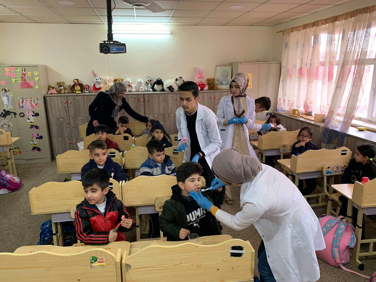 KDHO_Official's tweet photo. The 30 March KDHO's activity at Peshawa School - Suleimany
for ( giving instructions- Egg in cola Expriment-Papers paint of good And Bad Food For teeth- Fluoridation for more than 150 kids )
#KDHO #10kSmiles #WOHD19 #IADS #FDI #SayAhh #ActonMouthHealth https://t.co/xIed19cU30