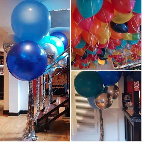 A lot of fun setting these up at a lovely venue in Kew. 
The owners of the venue at Rowans Cafe Bar were so hospitable you knew they would put on a great party.
#balloonsetup
#creativeballoons
#kew