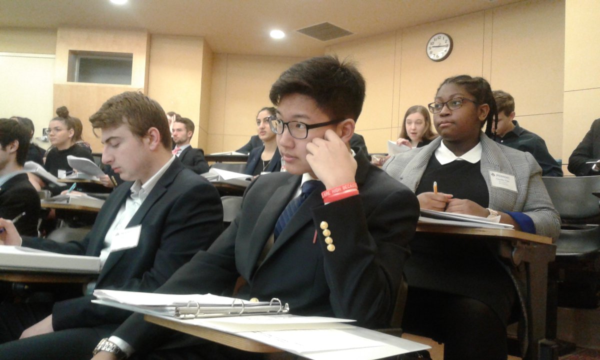 BectonHS's tweet photo. The @BectonHS Debate Team participated in the 22nd #PennModelCongress. 5 of 7 bills passed out of committee. Congratulations Blaze Grabowski-Best Delegate in the full Blue House of Representatives & Honorable Mention Best Committee Member in the Blue House Judiciary Committee https://t.co/fZKxunMDxt
