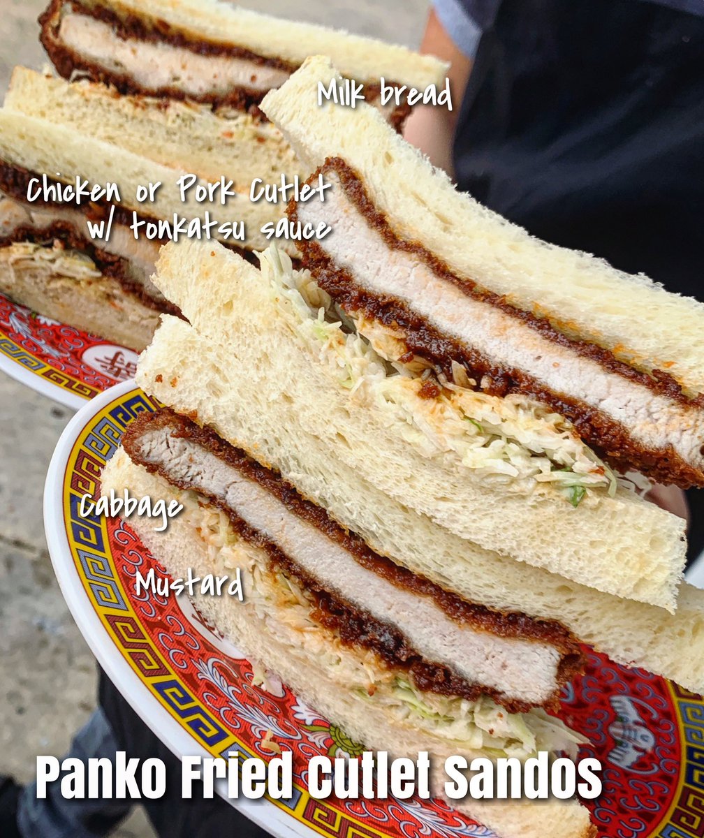balokitchen's tweet photo. New item up on the board!!! Panko fried cutlet sandos ๐คค๐คค๐คค (Chicken or pork)๐ฅSPICE LEVEL 0-4 #balokitchen #theblockva #tonkatsusandwich #katsusandwich https://t.co/UQi8CFV3KO