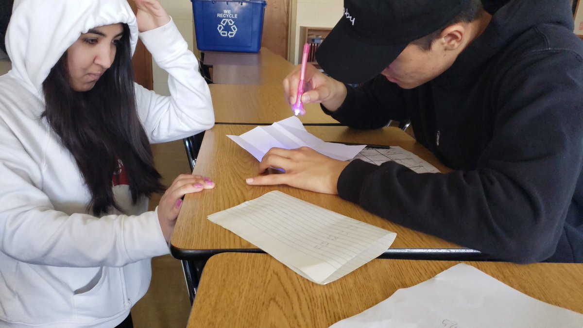 MrFalduti's tweet photo. Students (captured American spies) in #USII trying to #escapetheroom before the Soviets come back to get the nuclear codes out of them. It didn't end well 😫 #nvalleyed #coldwar #history https://t.co/ZG6XREuCwo