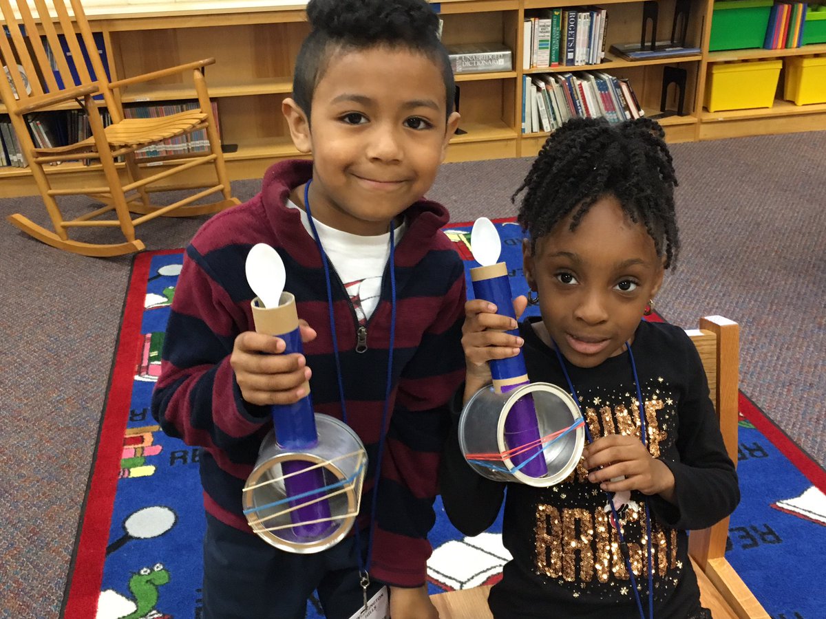 FarrahMilby's tweet photo. 2nd graders researched music from various countries and created “inspired” instruments for our sound museum. @Montgomery2 #WhesThinkerLab #groWHere https://t.co/tNFeuTLb5C