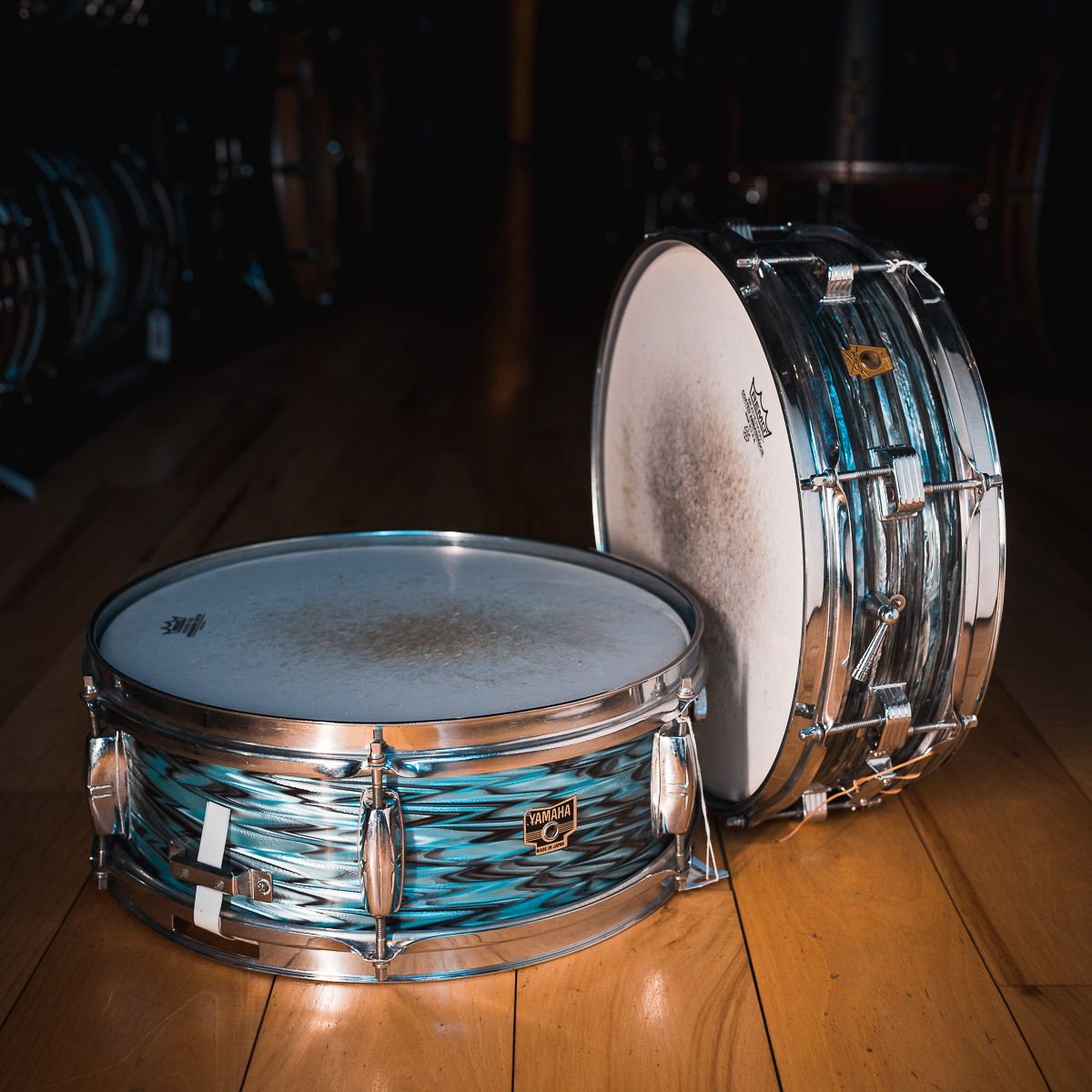 Cheers to #SnareDrumSaturday ! What snare are you running in your current kit? What's your dream snare? Let's chat! 
.
.
.
.
#drumlove #drumsdaily #instadrum #ludwigsnare #yamahasnare #vintagesnaredrum #snaredrumfreakz