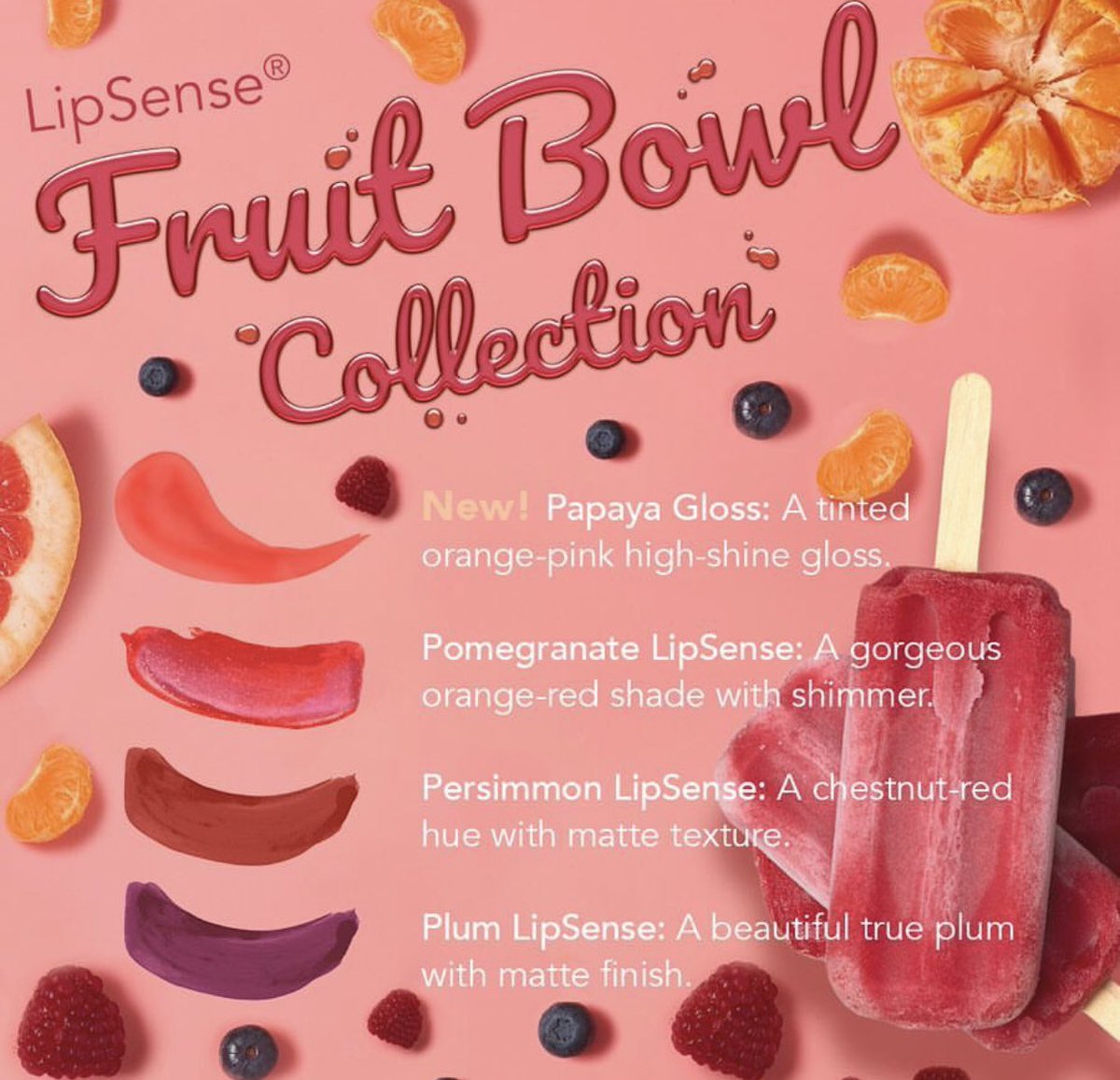 MoosesSmooches's tweet photo. #FruitBowlCollection #MoosesSmooches #LipSense #SeneGence #AllDayLipColor #Cosmetics #Makeup https://t.co/oqsWEvH7qu