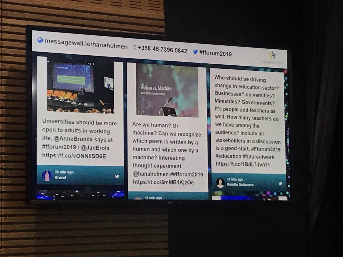 KamillaUbuntu's tweet photo. Thank you @hanaholmen for #Futureforum2019 - new connections, new partnerships. • Ideas: 1. #Volvo’s private-public partnerships for youth + migrants employment. 2. Scary fact:  @karolihindriks @Jobbatical: Finns move 2,5xtimes more than newcomers #braindrain #fforum2019 https://t.co/gATNYcUFIn