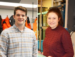 MountAllison's tweet photo. Congratulations to #biology students Sula Swart and Brent Walker who walked away with several awards at the annual Science Atlantic #Aquaculture & #Fisheries and Biology Conference. Details: https://t.co/Kpgug09mn5 #ScienceAtlantic #AFB2019 https://t.co/IFihrg5tRu